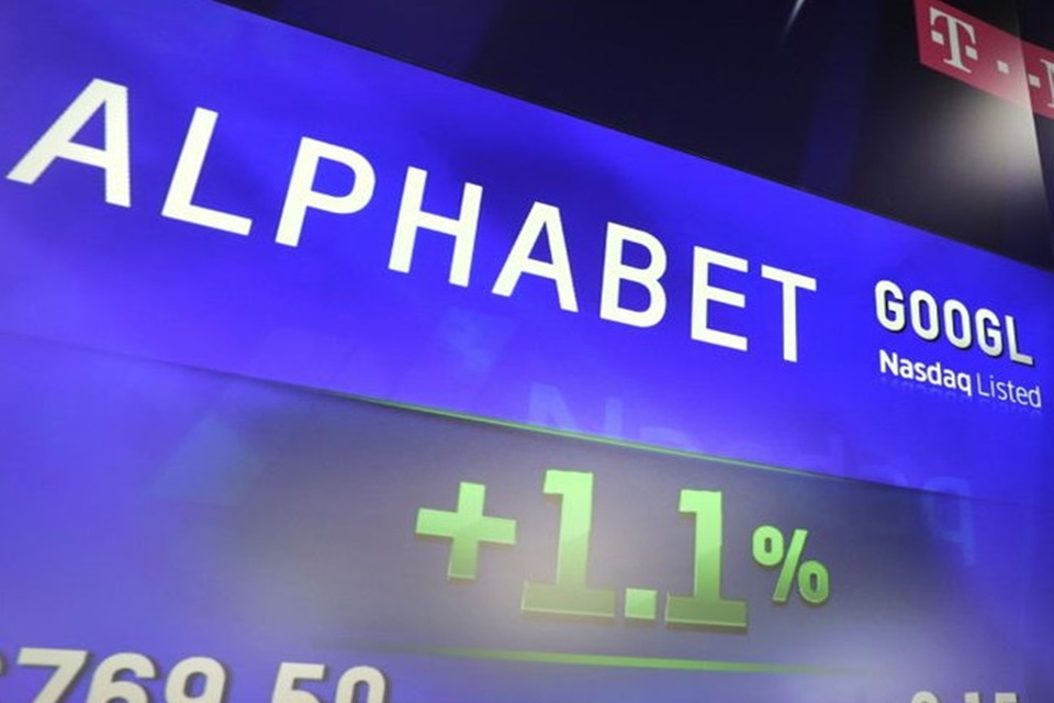 Imagem de: Alphabet, dona da Google, bate valor de mercado de US$ 1 trilhão