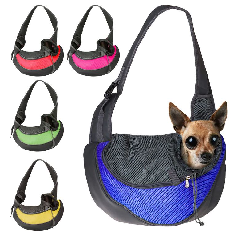 Imagem: Bolsa estilingue para carregar o pet