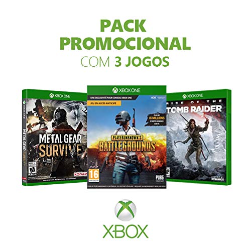 Imagem: Kit Game Metal Gear Survive + Playerunknown’s Battlegrounds + Rise Of The Tomb Raider - Xbox One