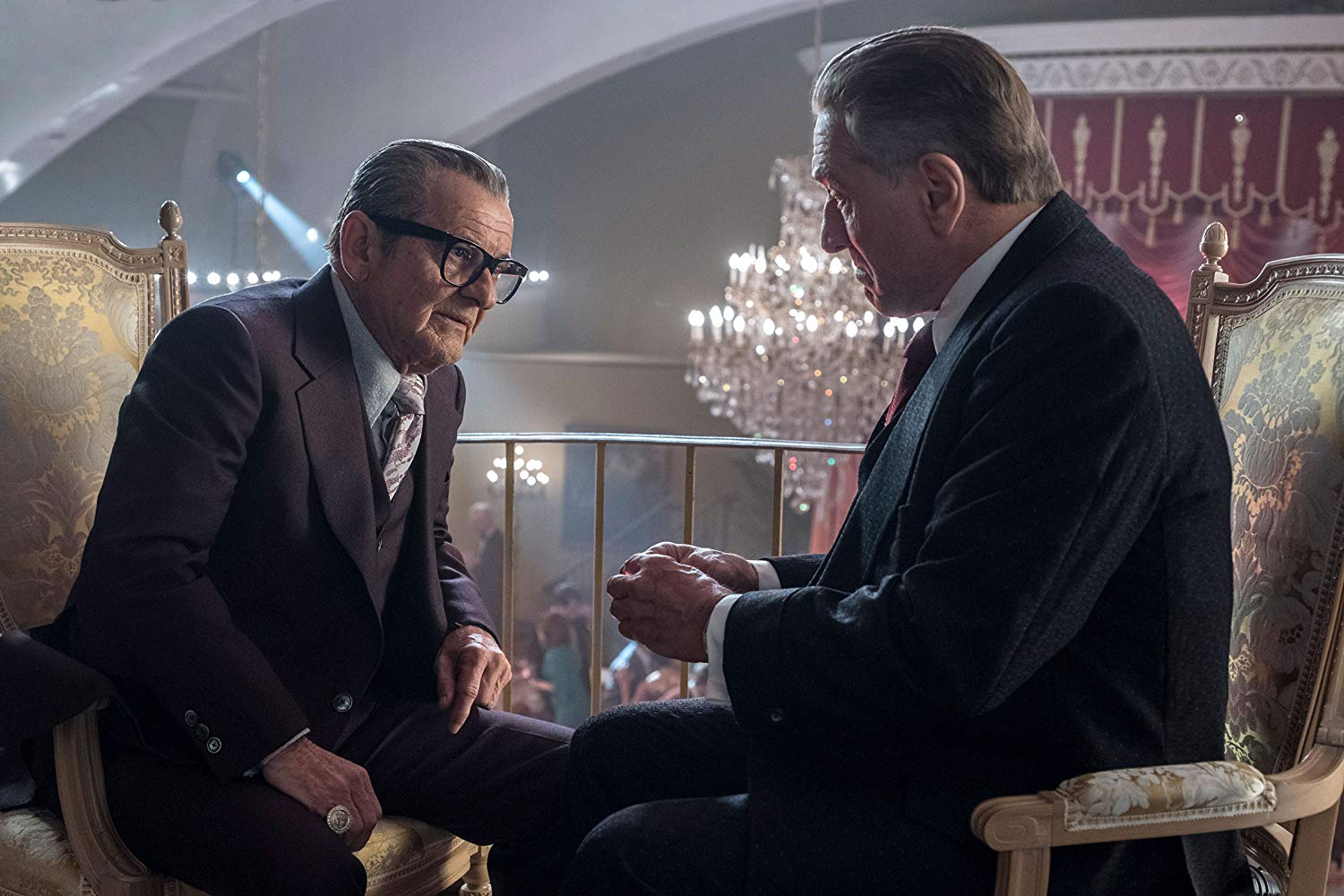 Robert De Niro e Joe Pesci em 'O Irlandês' (Fonte: IMDb/Reprodução)