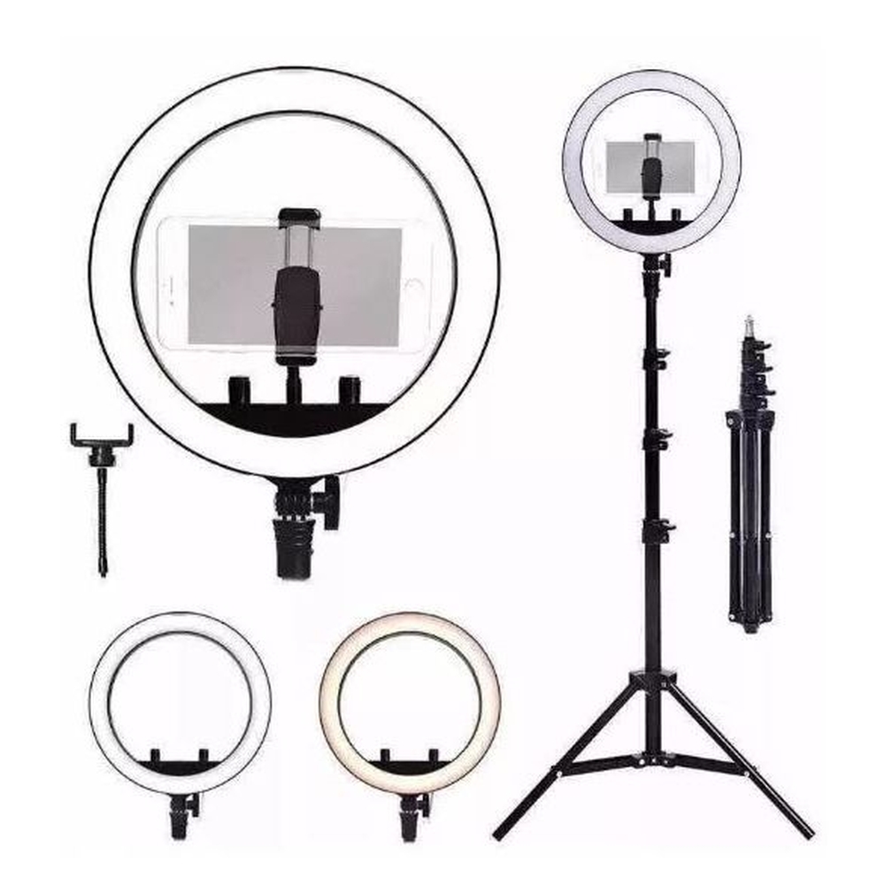Imagem: Ring light de Fotografia + Tripé