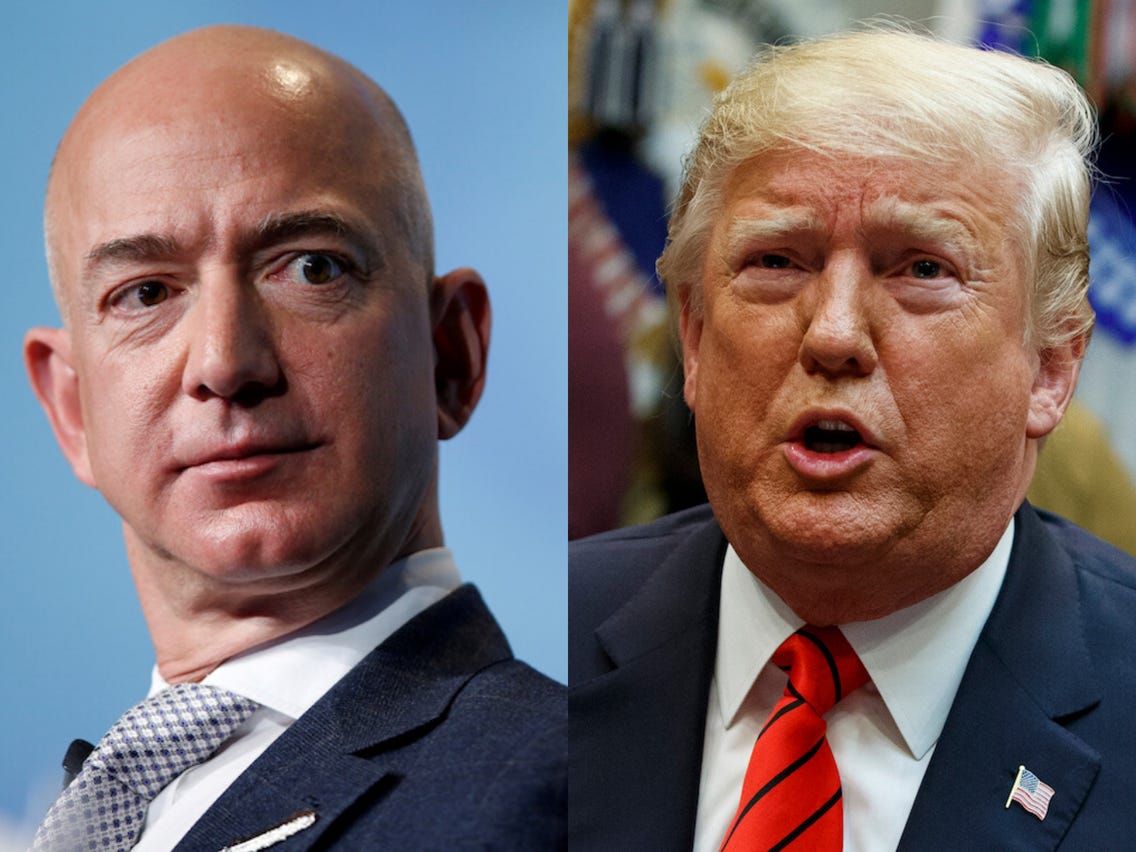Amazon vai levar Trump aos tribunais por favorecer a Microsoft
