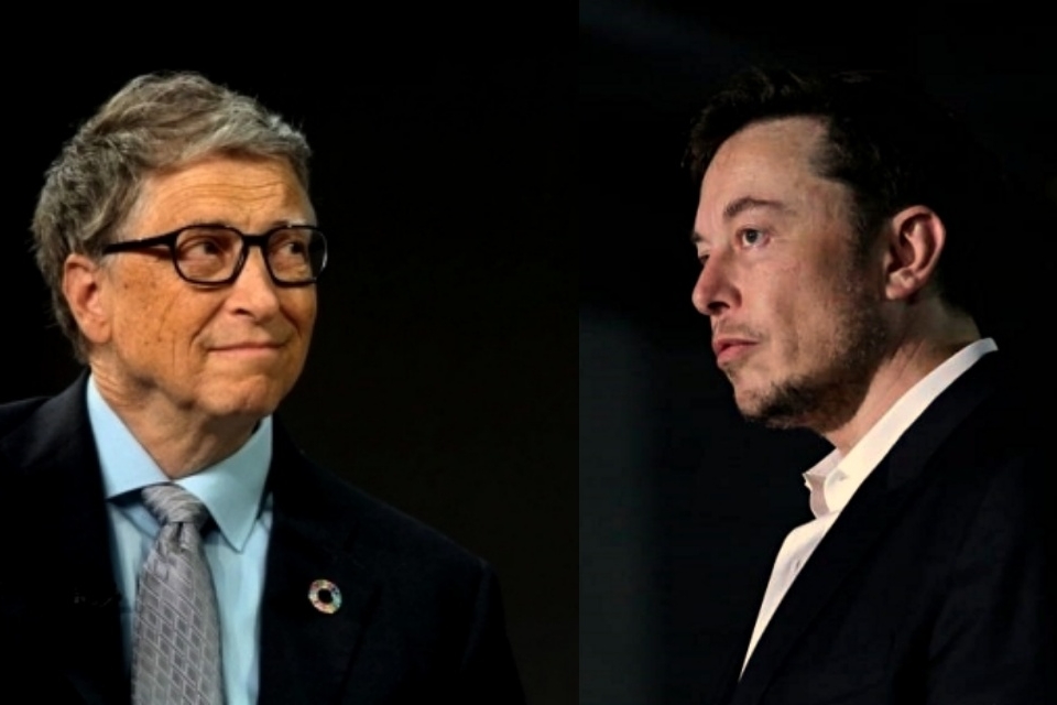 Elon Musk joga farpas em Bill Gates por comprar Porsche elétrico