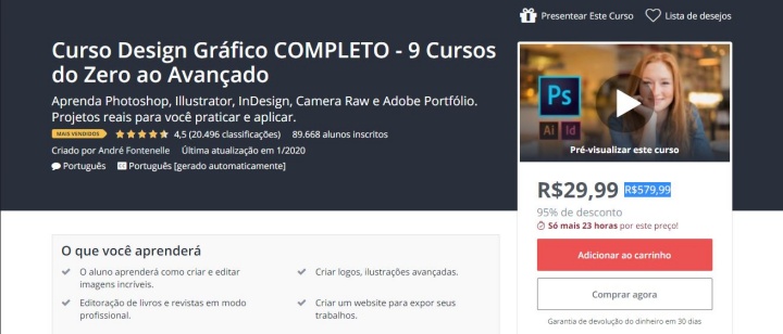 curso udemy photoshop
