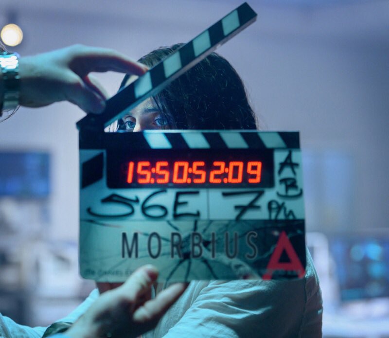 Jared Leto nos bastidores de Morbius (Fonte: IMDb/Reprodução)