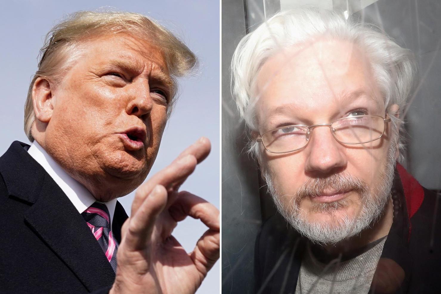 Trump teria oferecido perdão a Julian Assange, fundador do WikiLeaks