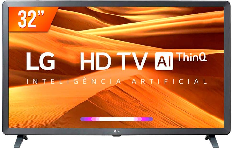 Imagem: Smart TV LED 32" LG, Wi-Fi, Active HDR, ThinQ AI