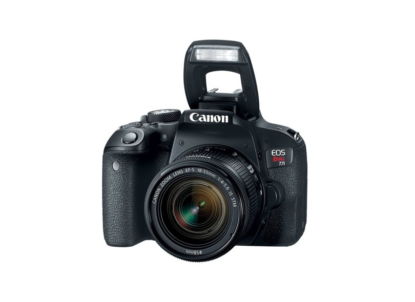Imagem: Câmera Digital Canon EOS Rebel T7i DSLR (Profissional) Full HD