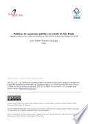 Logo Políticas de segurança pública no estado de São Paulo: situações e perspectivas a partir das pesquisas do Observatório de Segurança Pública da UNESP Ícone Logo Políticas de segurança pública no estado de São Paulo: situações e perspectivas a partir das pesquisas do Observatório de Segurança Pública da UNESP Ícone