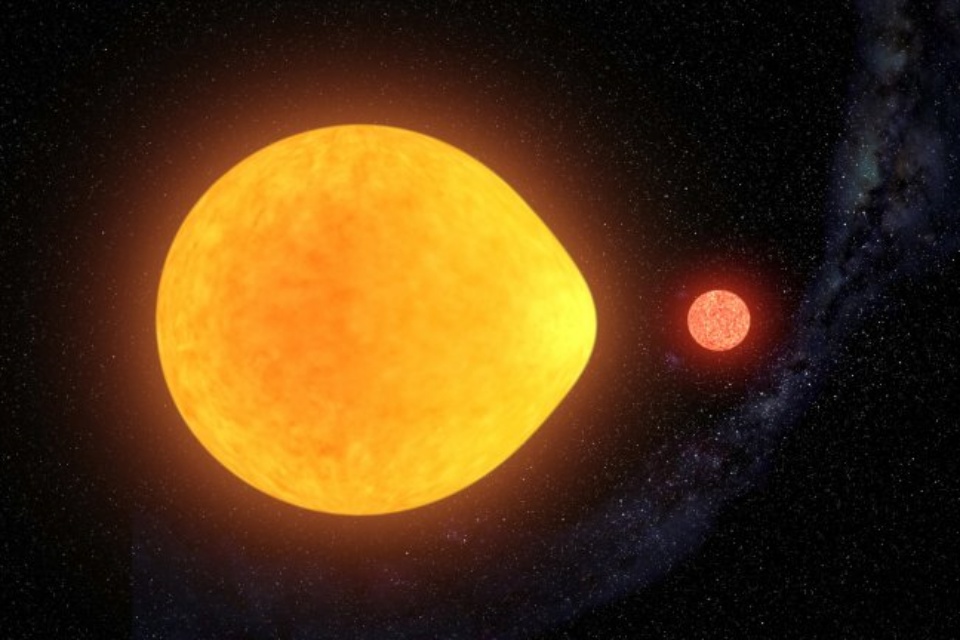 Descoberta estrela que só pulsa em um dos lados