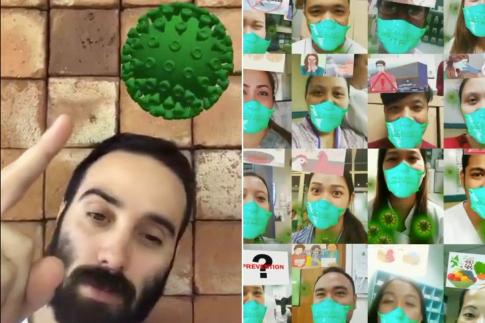 Instagram bane filtros relacionados ao coronavírus