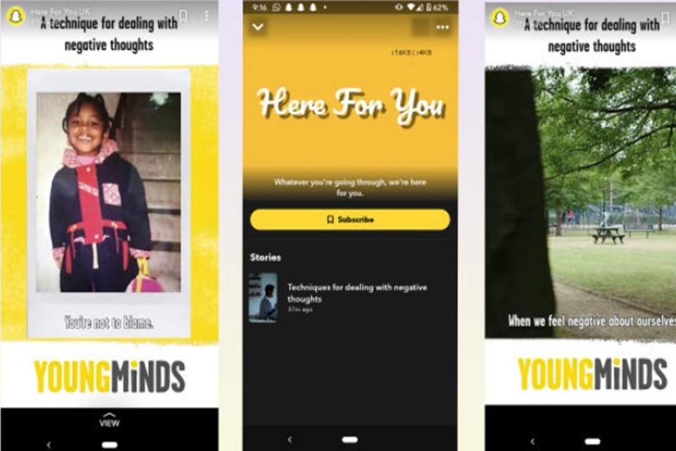 Snapchat lança ferramenta de apoio para usuários em crises emocionais