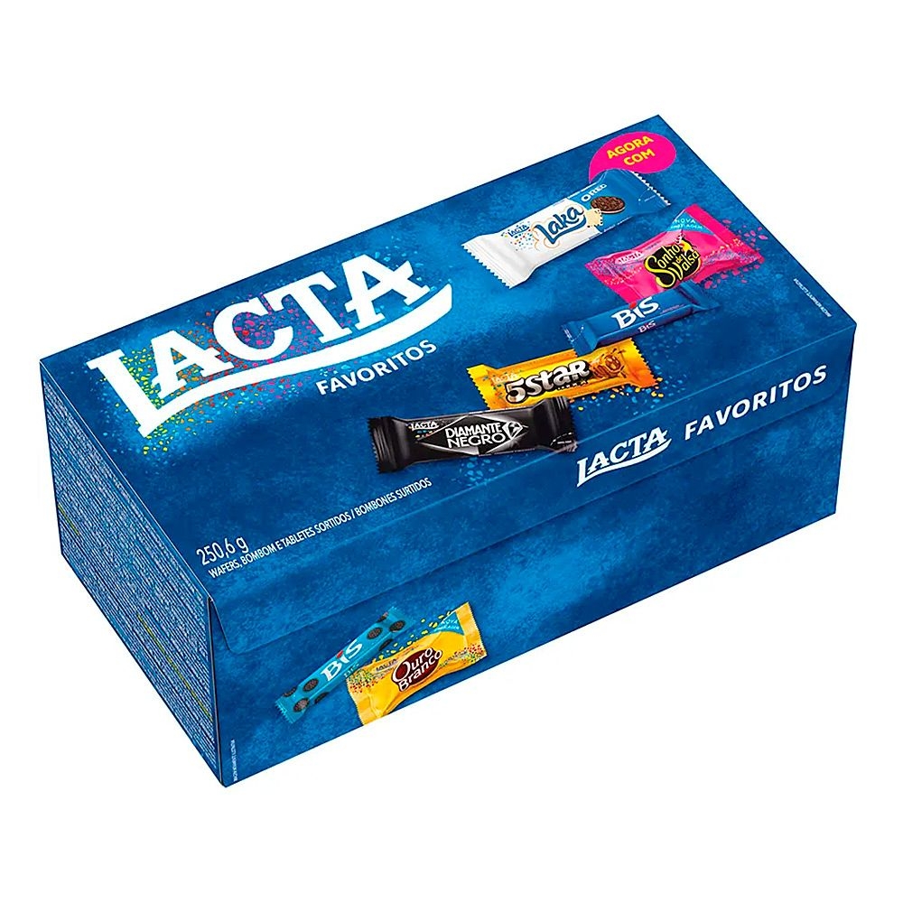 Imagem: Caixa de Bombom Lacta Favoritos 250,6g