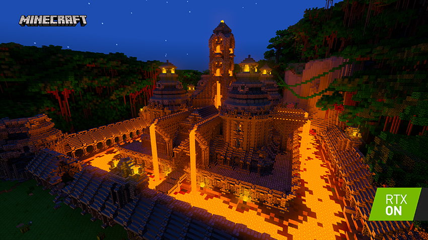 NVIDIA mostra como serão mundos de Minecraft com Ray Tracing