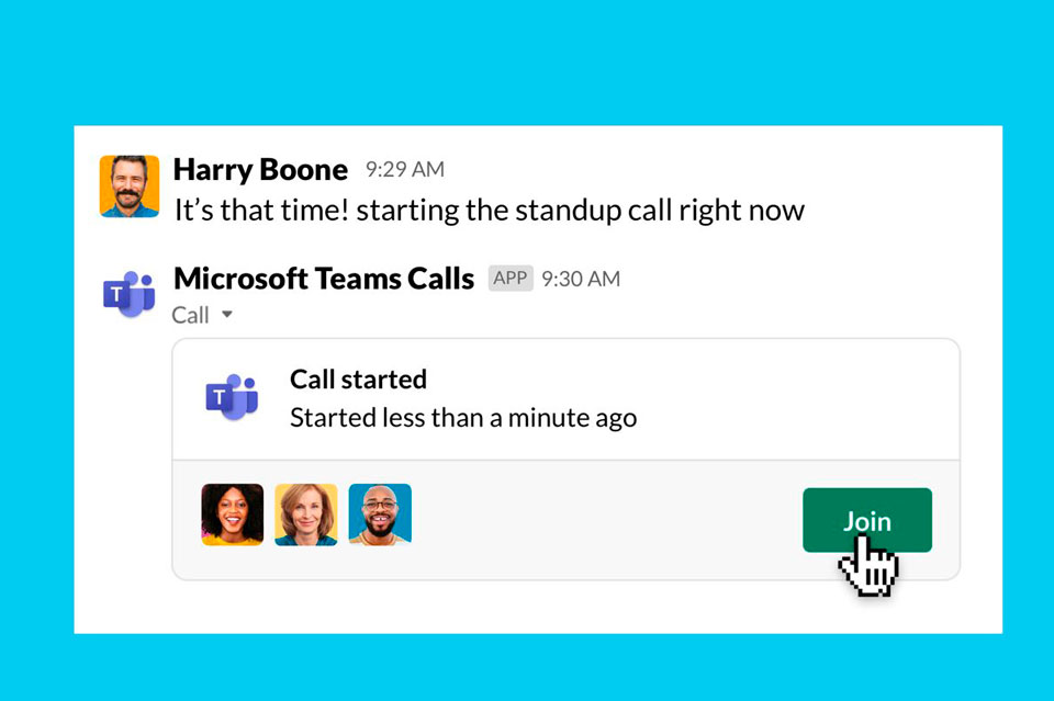 Imagem de: Slack agora permite fazer ligações usando Microsoft Teams e Zoom