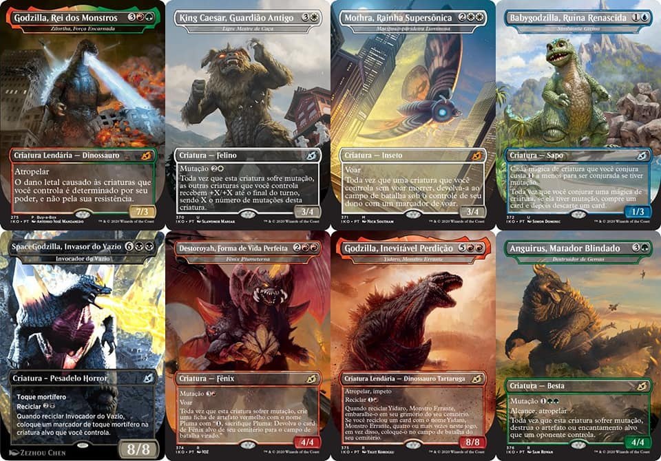 Godzilla estará em nova coleção de Magic: The Gathering