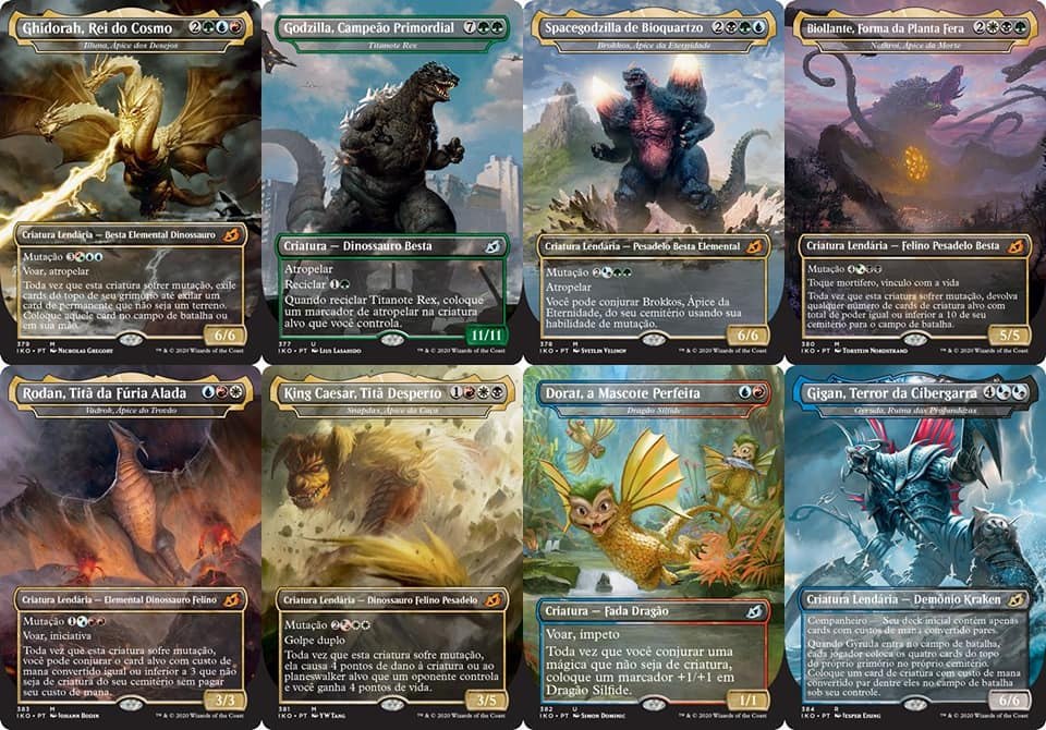 Godzilla estará em nova coleção de Magic: The Gathering