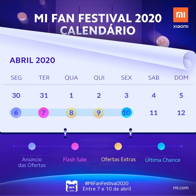 Calendário de ofertas do 'Mi Fan Festival' será encerrado na sexta-feira (10) com mais ofertas