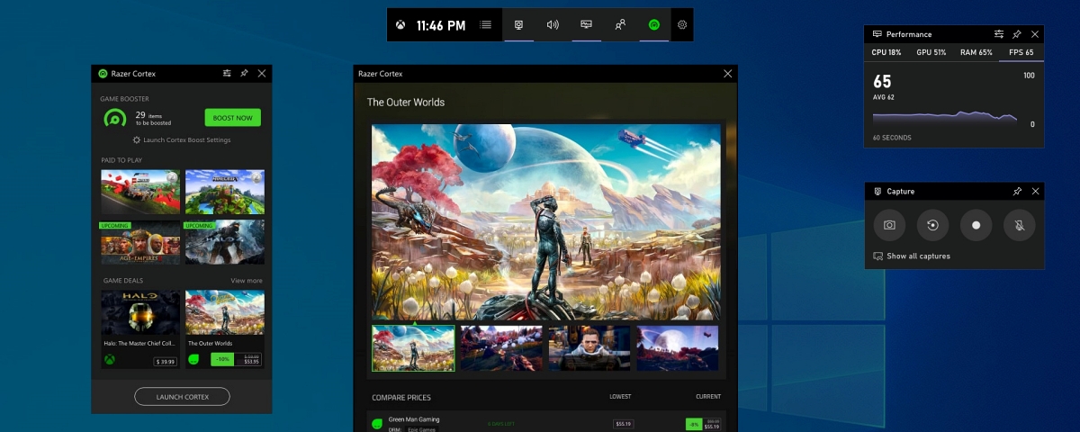 Imagem de: Xbox Game Bar terá nova loja de widgets já com suporte a XSplit