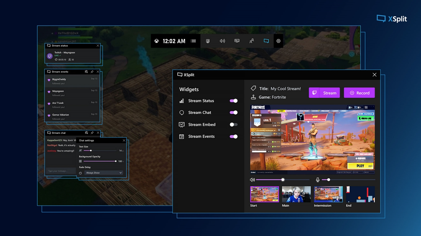 Status da transmissão e controle de volume são uma das novidades do widget.
