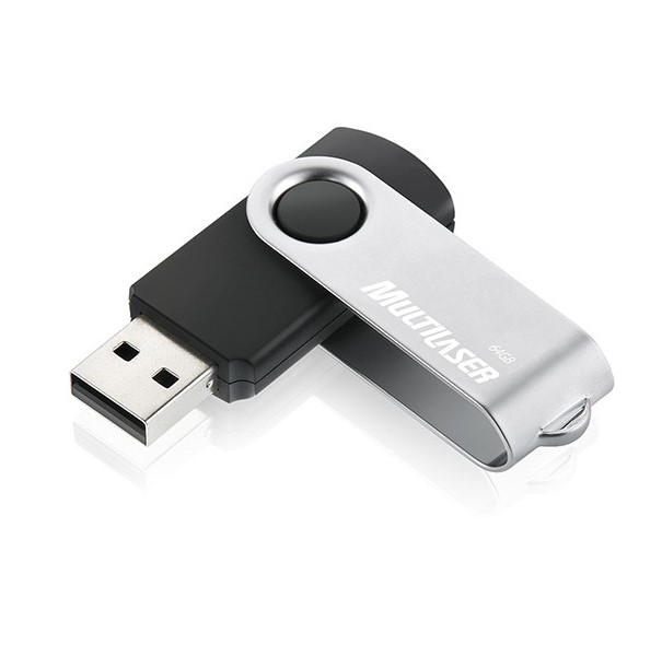 Imagem: Pen Drive Multilaser Twist 64 GB
