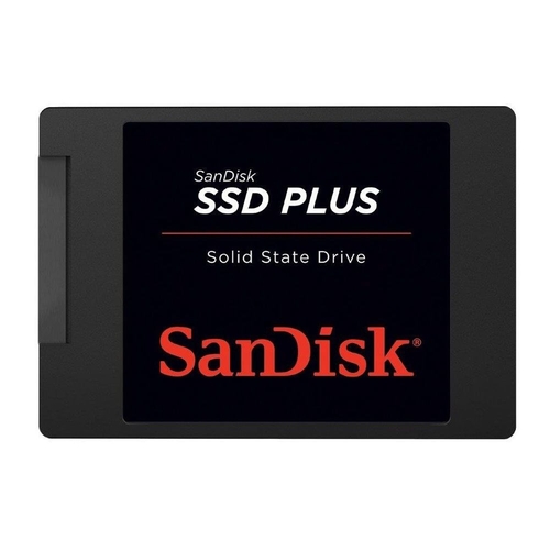 Imagem: SSD Plus 480GB SanDisk, Leitura 530 MB/s e Gravação 310 MB/s