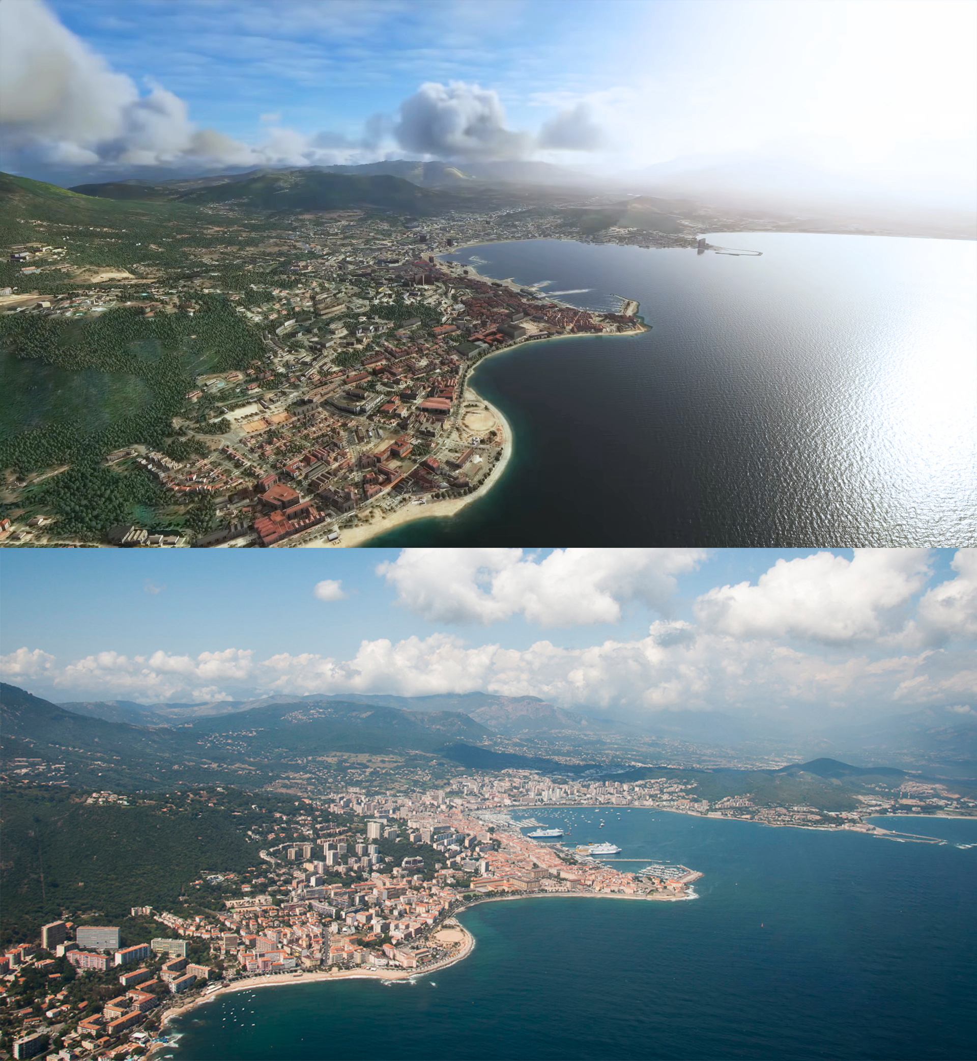 Flight Simulator mais lindo que a realidade? Fotos mostram jogo e vida real