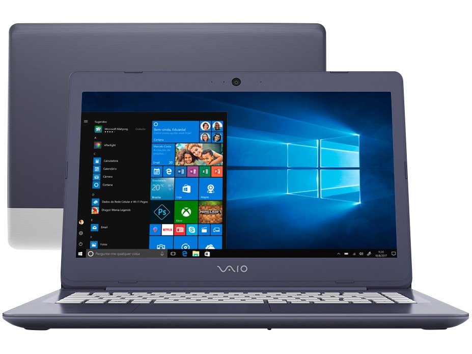 Imagem: Notebook Vaio C14, Intel Core i5, 8GB RAM, HD 1TB