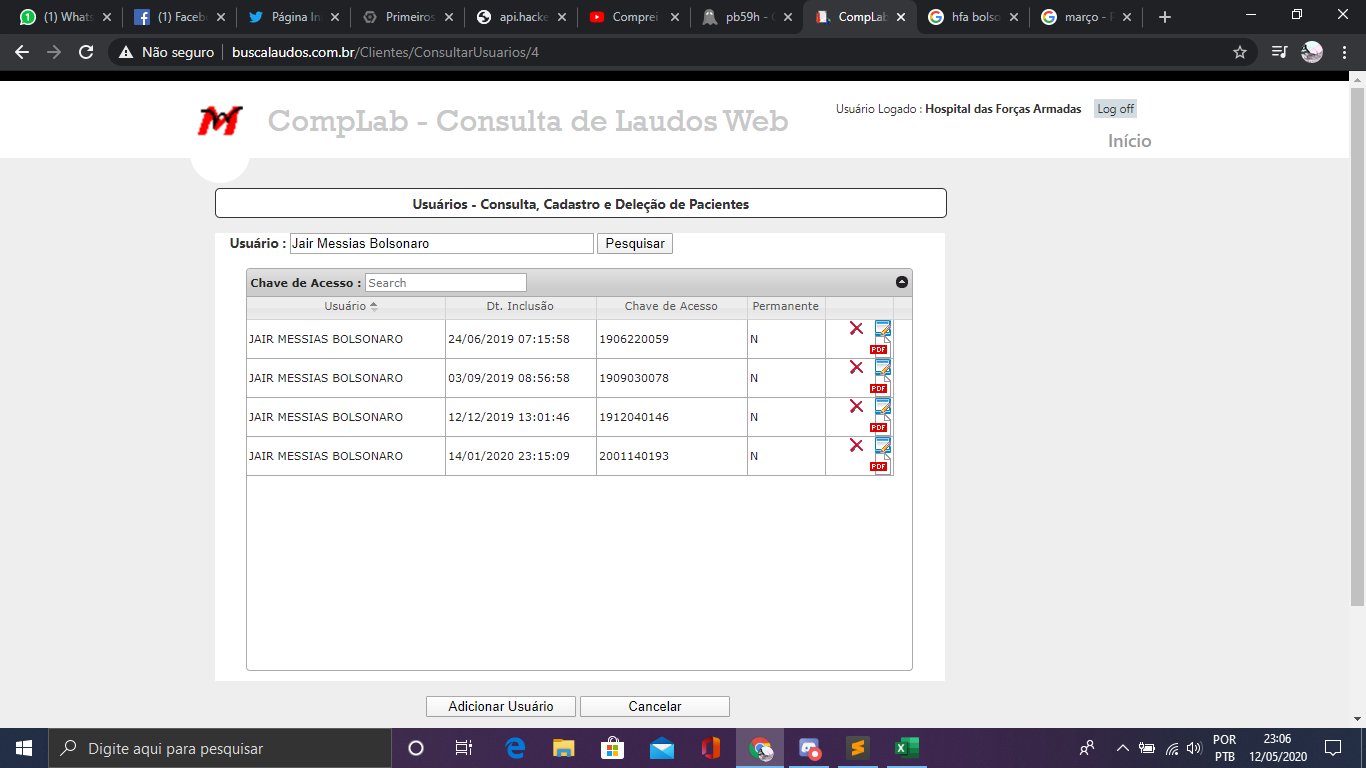 Hackers invadem hospital e não encontram exame para covid-19 de Bolsonaro