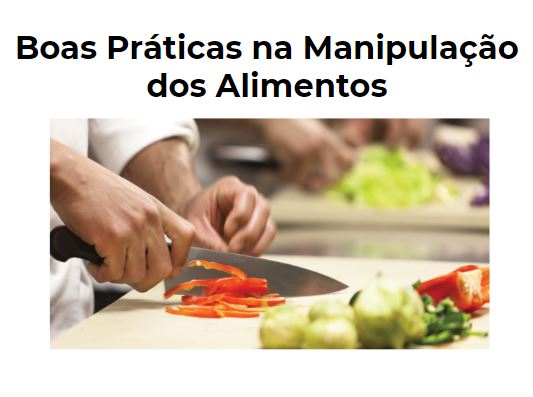 Imagem: Curso de Boas Práticas na Manipulação dos Alimentos