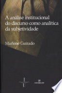 Logo A análise institucional do discurso como analítica da subjectividade Ícone Logo A análise institucional do discurso como analítica da subjectividade Ícone