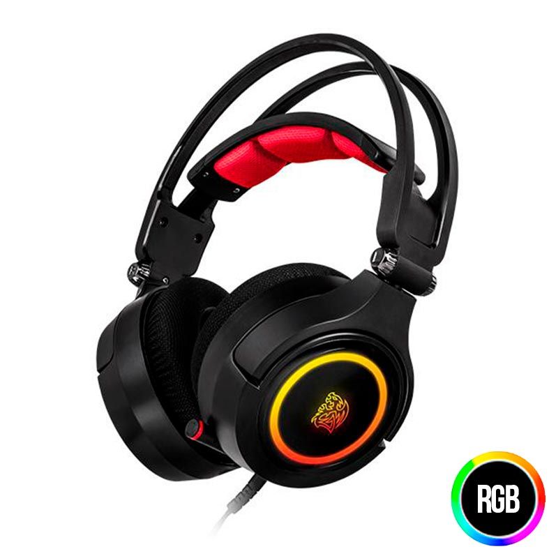 Imagem: Headset Gamer Thermaltake Cronos Riing Rgb 7.1