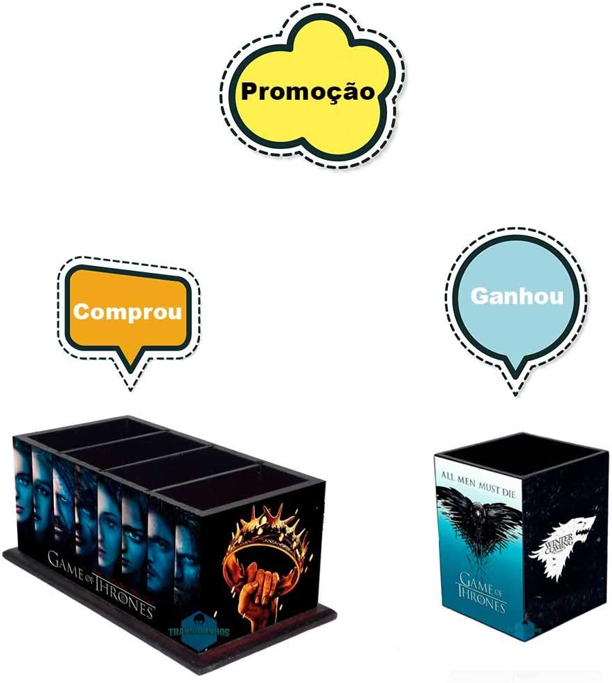 Imagem: Porta Controle Game Of Thrones+ Brinde Porta Treco