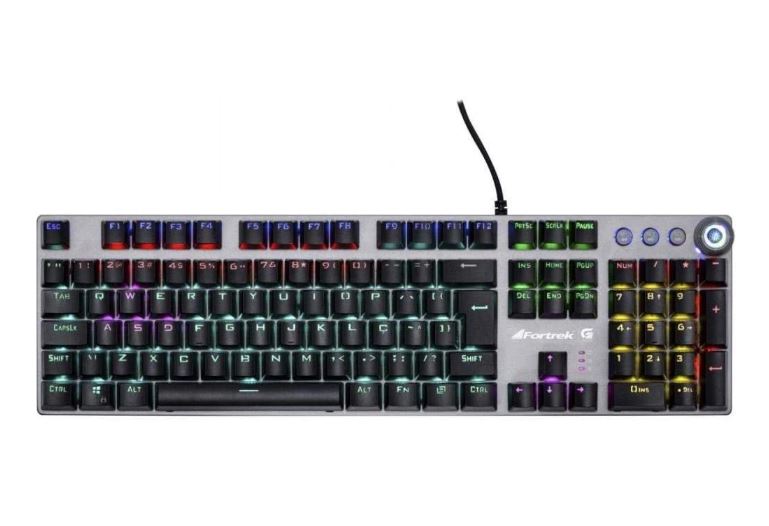 Imagem: Teclado Mecânico Gamer Pro K7 Rainbow, Fortrek