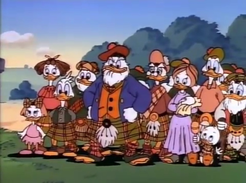 O clã de patos escoceses. (Fonte: Reprodução / Disney)