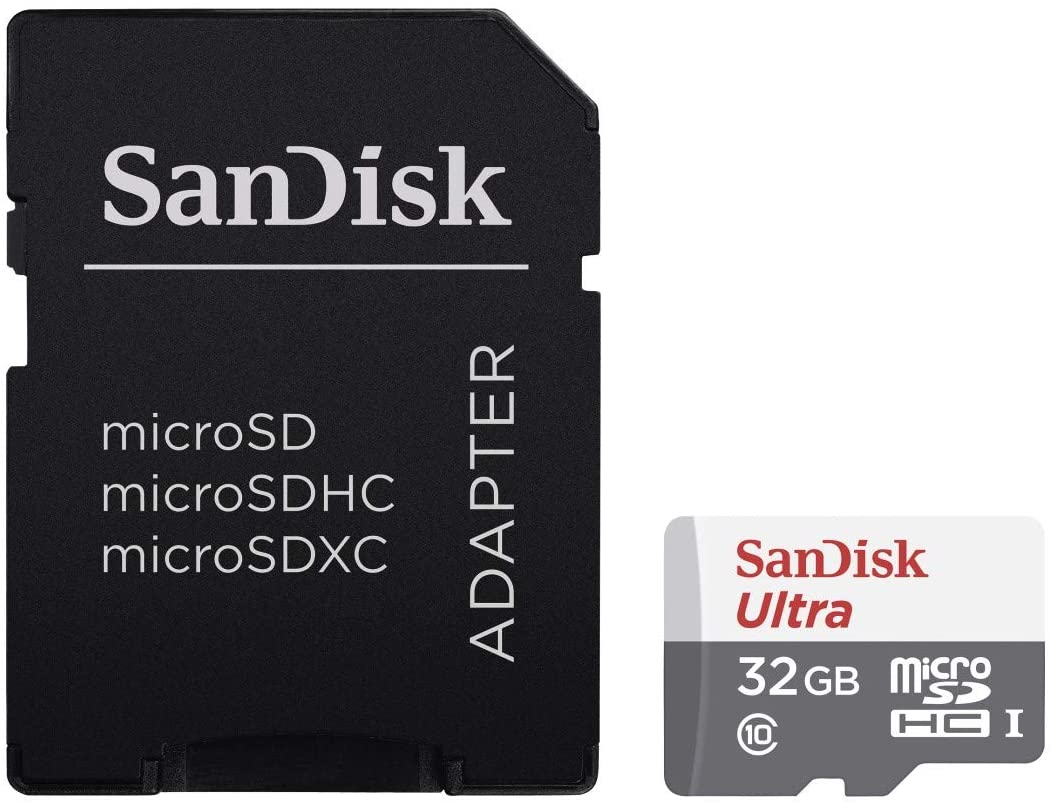 Imagem: Cartão Micro SD 64GB, SanDisk Ultra com Adaptador, Classe 10