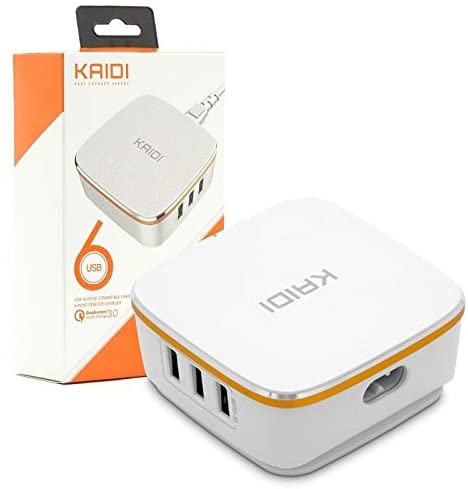Imagem: Hub Carregador Tomada com 6 entradas USB, Kaidi