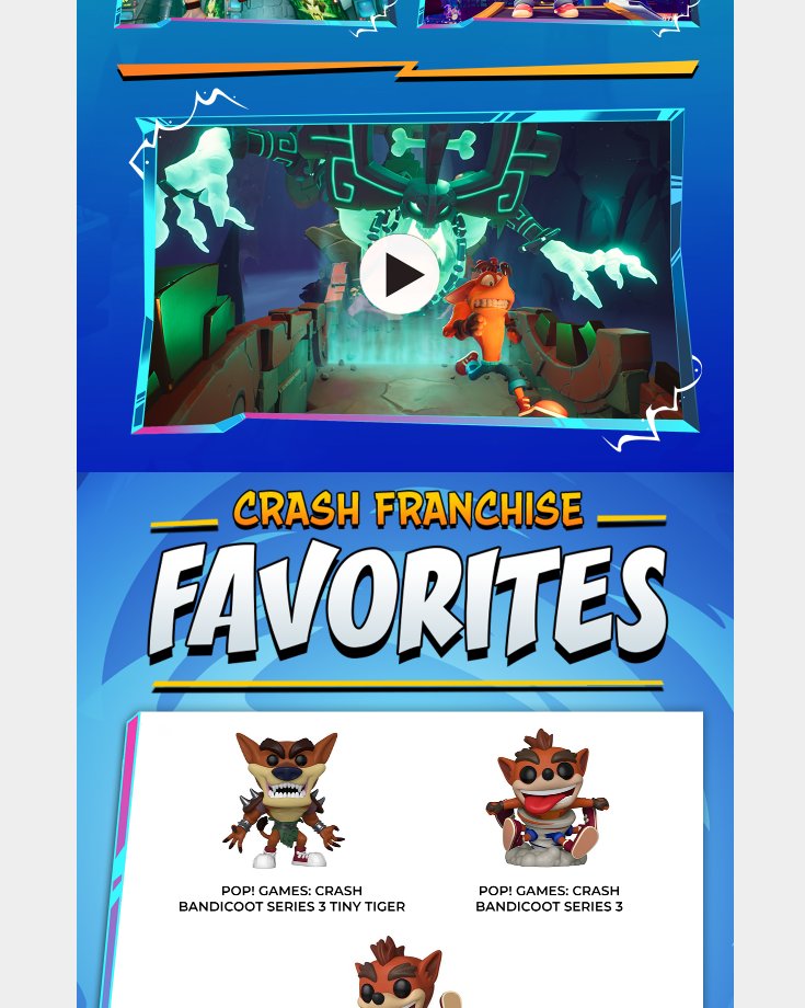 Crash Bandicoot 4 terá mais de 100 telas jogáveis, sugere varejista