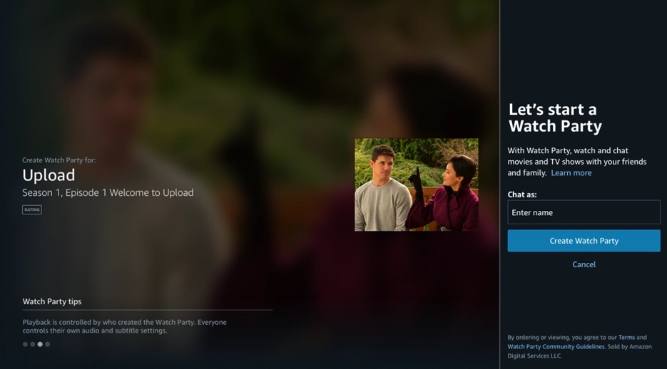Amazon Prime Video ganha salas para 100 pessoas assistirem 'juntas'