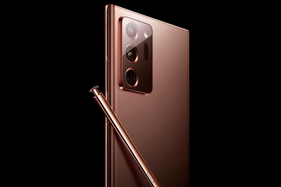 Visual do Galaxy Note 20 Ultra aparece em site oficial da Samsung