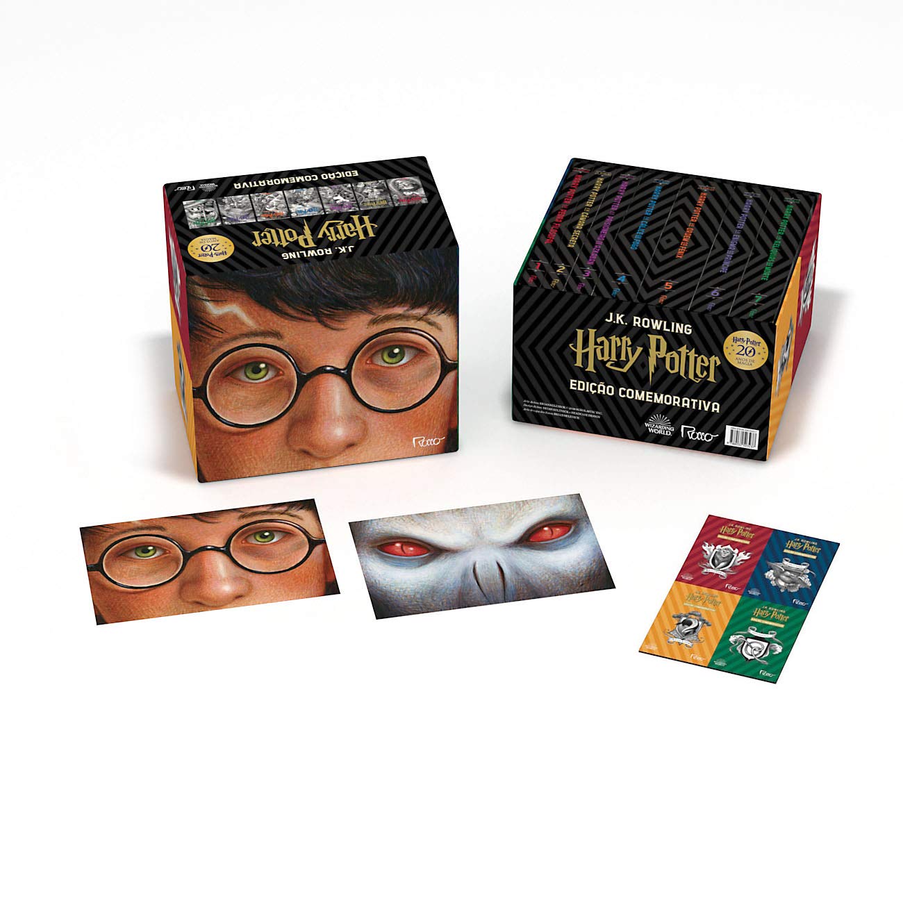 Imagem: Box Comemorativo 20 Anos de Harry Potter – 7 Livros Capa Dura com Cards, J.k Rowling