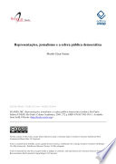 Logo Representações, jornalismo e a esfera pública democrática Ícone Logo Representações, jornalismo e a esfera pública democrática Ícone