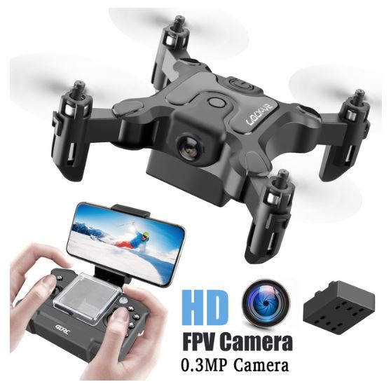 Imagem: Mini Drone Quadricóptero HD