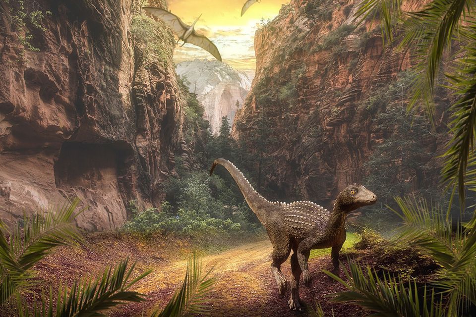 Fóssil indica que ancestrais de dinossauros eram pequenos
