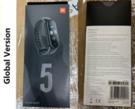 xiaomi mi band 5 caixa