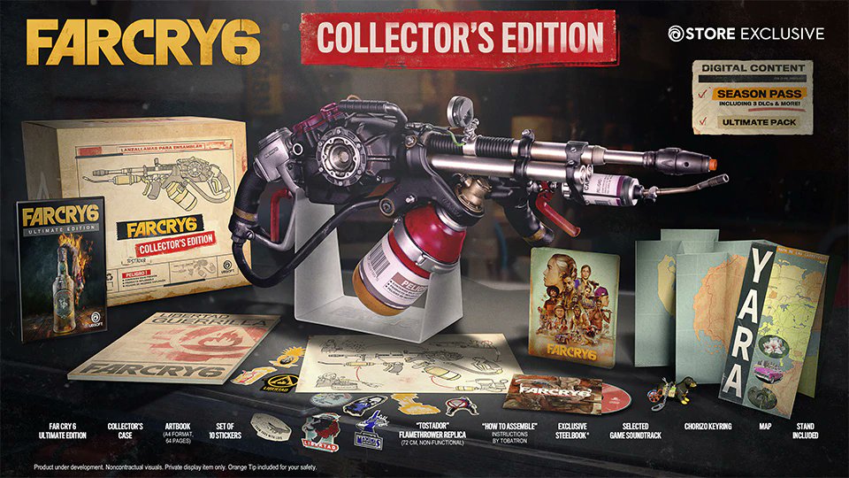 Far Cry 6 tem edições anunciadas; item de colecionador é um lança-chamas