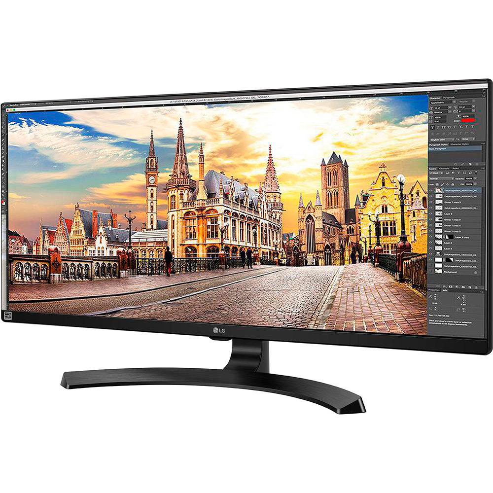Imagem: Monitor IPS 34" LG, Full HD, 34UM68-P
