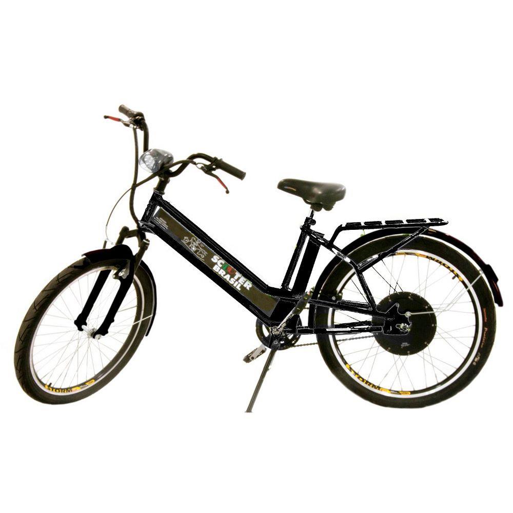 Imagem: Bicicleta Elétrica Scooter Brasil Aro 26, Suspensão Dianteira, Freio V-Brake Daytona