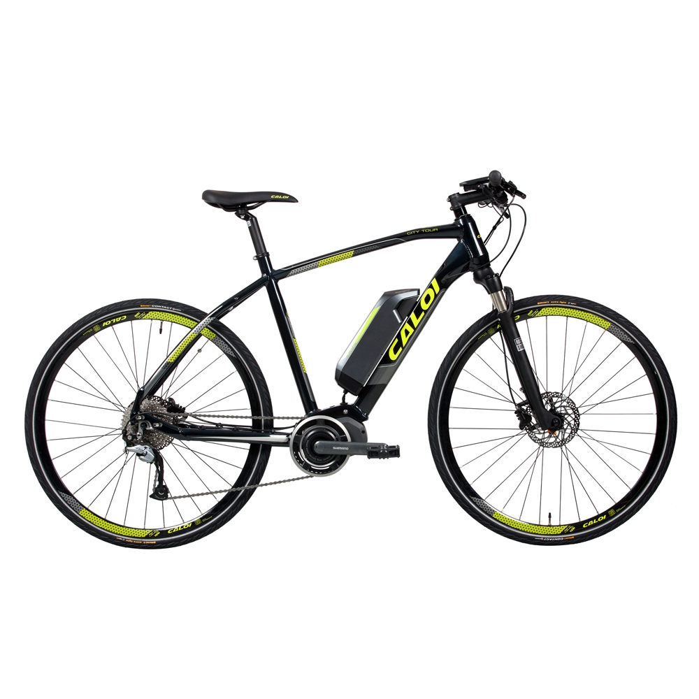 Imagem: Bicicleta Elétrica Caloi Aro 700, Suspensão Dianteira, Freio a Disco Hidráulico E-Vibe City Tour