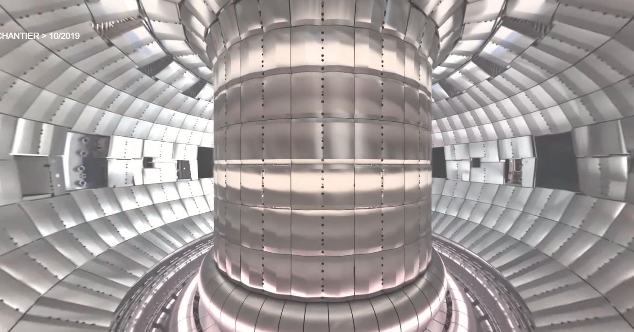 Tokamak, dispositivo magnético presente dentro do ITER.